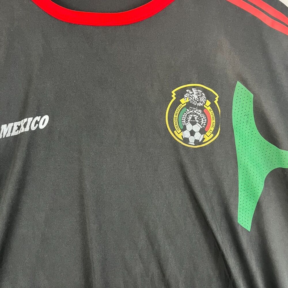 Mexico Soccer Jersey Mens Large Black Blokecore Federacion Mexicana‎ De Futbol - Picture 2 of 6